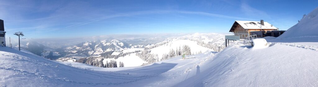 mountain, ski, nature, hiking